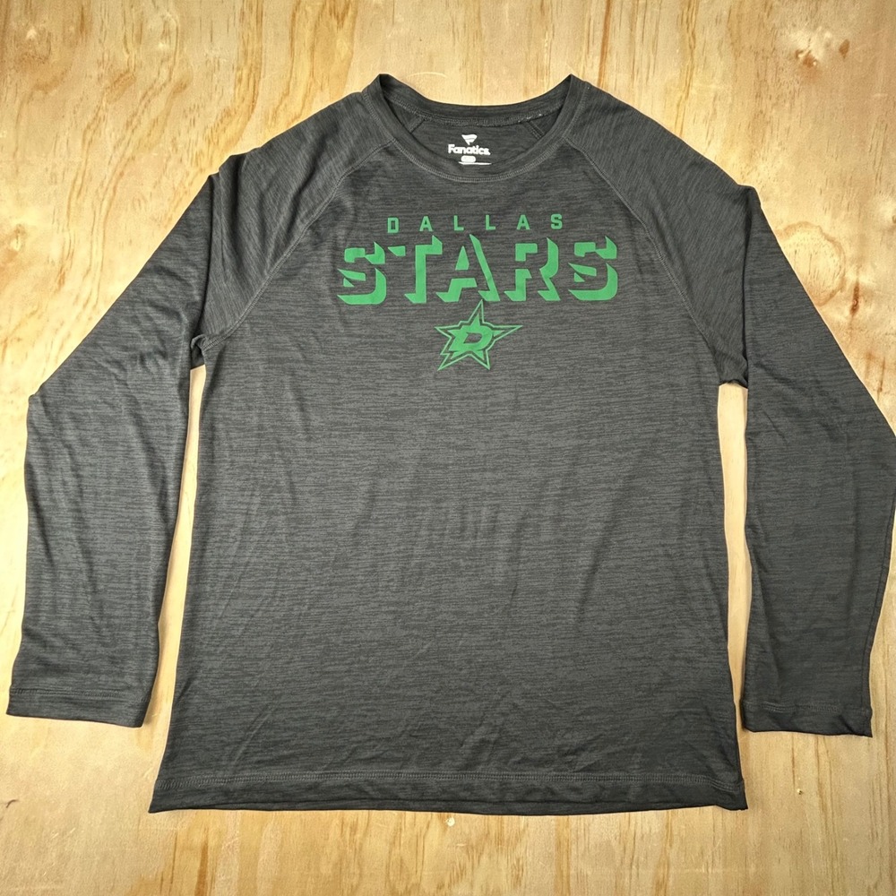 Fanatics Dallas Stars Mens Large Long Sleeve Performance Shirt Hockey NHL